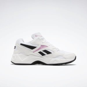 Reebok Aztrek 96 Turnschuhe Damen - Weiß/Rosa/Schwarz - DE 712-QLV